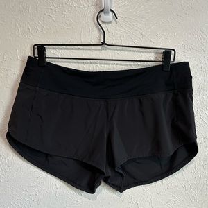 Lululemon Speed Up short 2.5” in black
